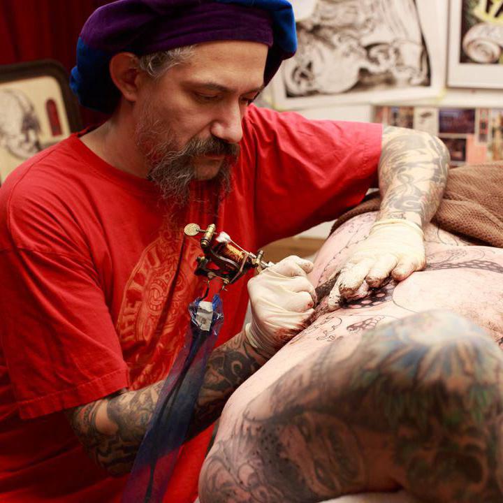 Stive se fait tatouer par Filip Leu le 10.06.2016